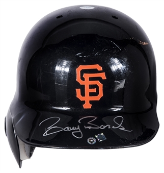 2006 Barry Bonds Game Used & Signed San Francisco Giants Batting Helmet (Bonds LOA & MLB Authenticated)